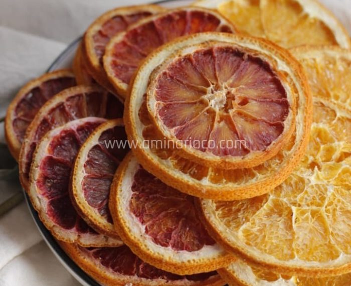 Freeze dried orange