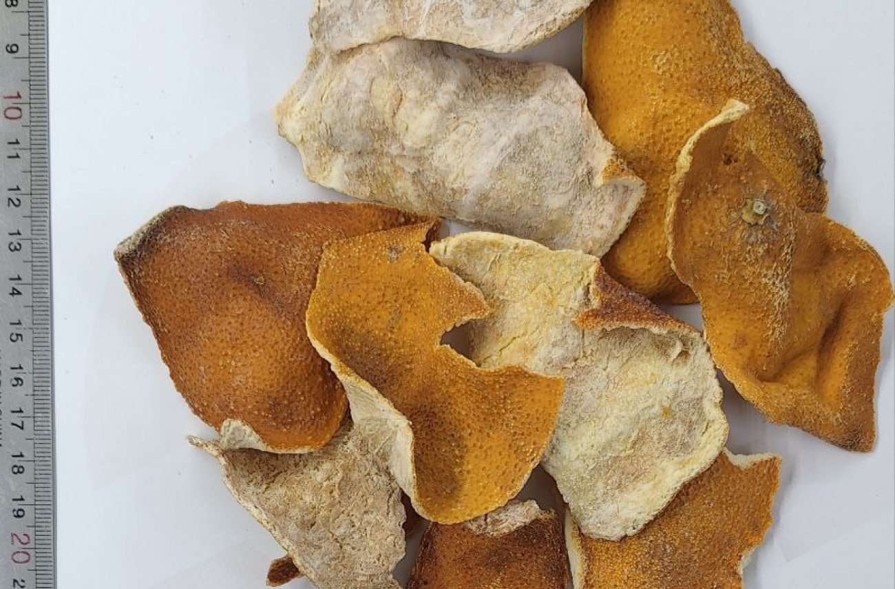 Orange peel whole